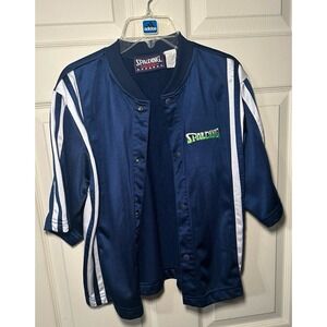 Vintage Blue Spalding track jacket. Size small.